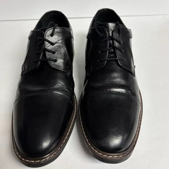 Nunn Bush Men’s Hayden Plain Toe Oxford Black, Size 10.5 M main image 7